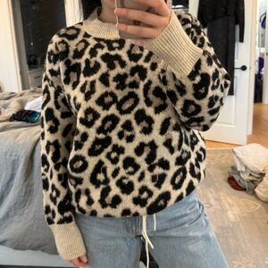 Super cozy animal print sweater